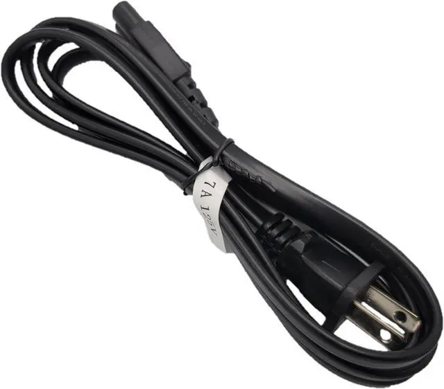 Alt view image 4 of 5 - Micro Connectors 1.5 Meter (4.92ft) Notebook AC Power Cord 2-Prong (18 AWG) Black (M05-125-1.5M)