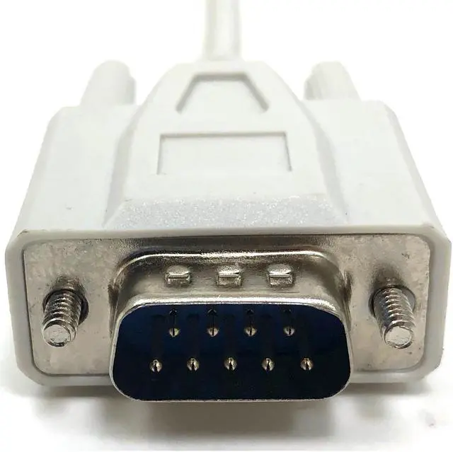 Alt view image 4 of 4 - Micro Connectors 10 Feet AT Modem Serial Cable (DB9 male to DB25 Male) (M02-11610)