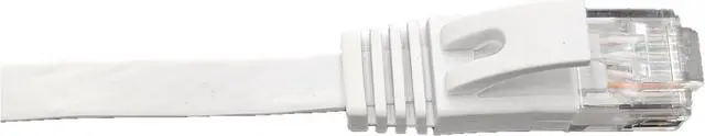 Alt view image 3 of 4 - Micro Connectors 100 Feet Cat6 UTP RJ45 Flat Patch (30AWG) Cable (White) (E08-100FL-W)