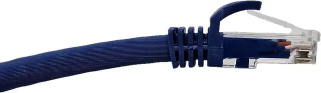 Alt view image 3 of 5 - Micro Connectors 10 Feet Cat 6A UTP Ethernet Patch (24 AWG) Cable (Blue) 5-Pack (E09-010BL-5)