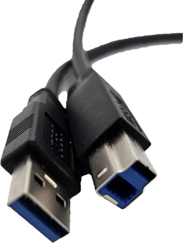 Alt view image 3 of 5 - Micro Connectors 4 Feet USB 3.0 A-Male to B-Male Cable 5-Pack (E07-304AB-BK-5)