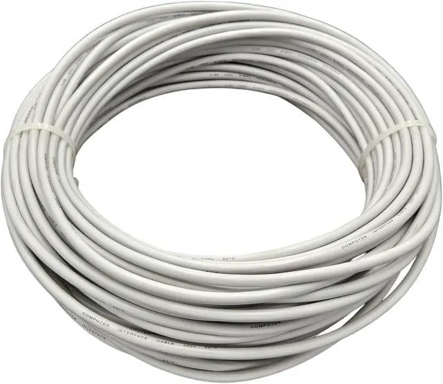 Alt view image 2 of 4 - Micro Connectors 100 Feet 9/Conductor (24AWG) Stranded-Shielded Bulk Cable (TR4-9C24G-100)