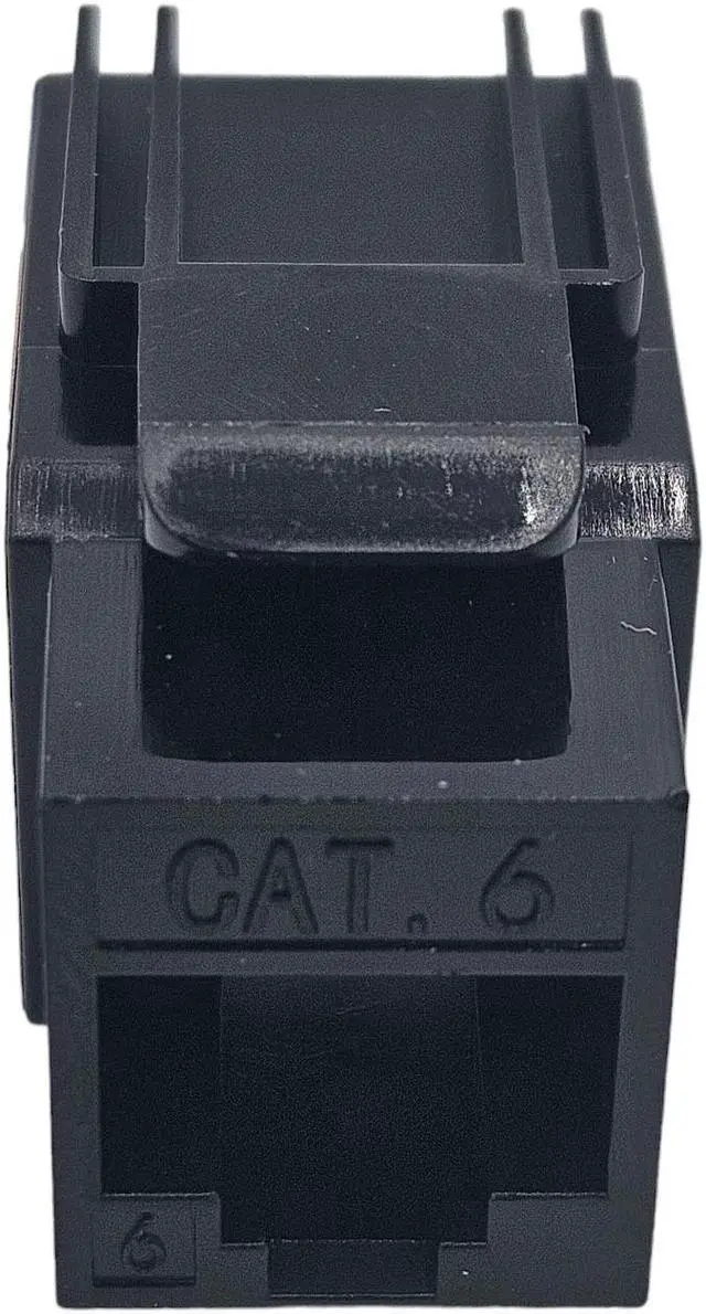Alt view image 5 of 6 - Micro Connectors CAT6 Unshielded Punch Down Keystone Jack with Tool (Black, 10-Pack) (FRT-840B10-T)