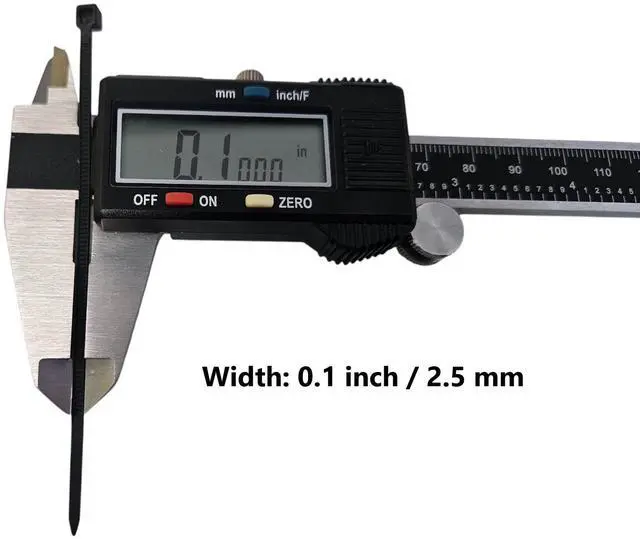 Alt view image 2 of 4 - Micro Connectors 4 in. Cable Zip Tie 17 lbs. Multi-Purpose Self-Locking Black (500-Pack) (MSC-202B-5P)