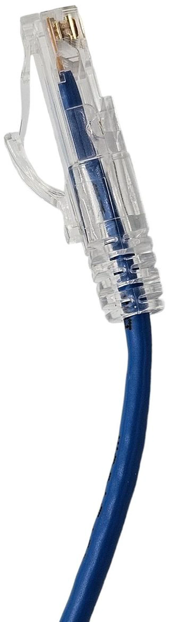 Alt view image 3 of 4 - MICRO CONNECTORS 100 Feet Cat 6 Ultra Slim Patch (28AWG) Cable (Blue) 2-Pack