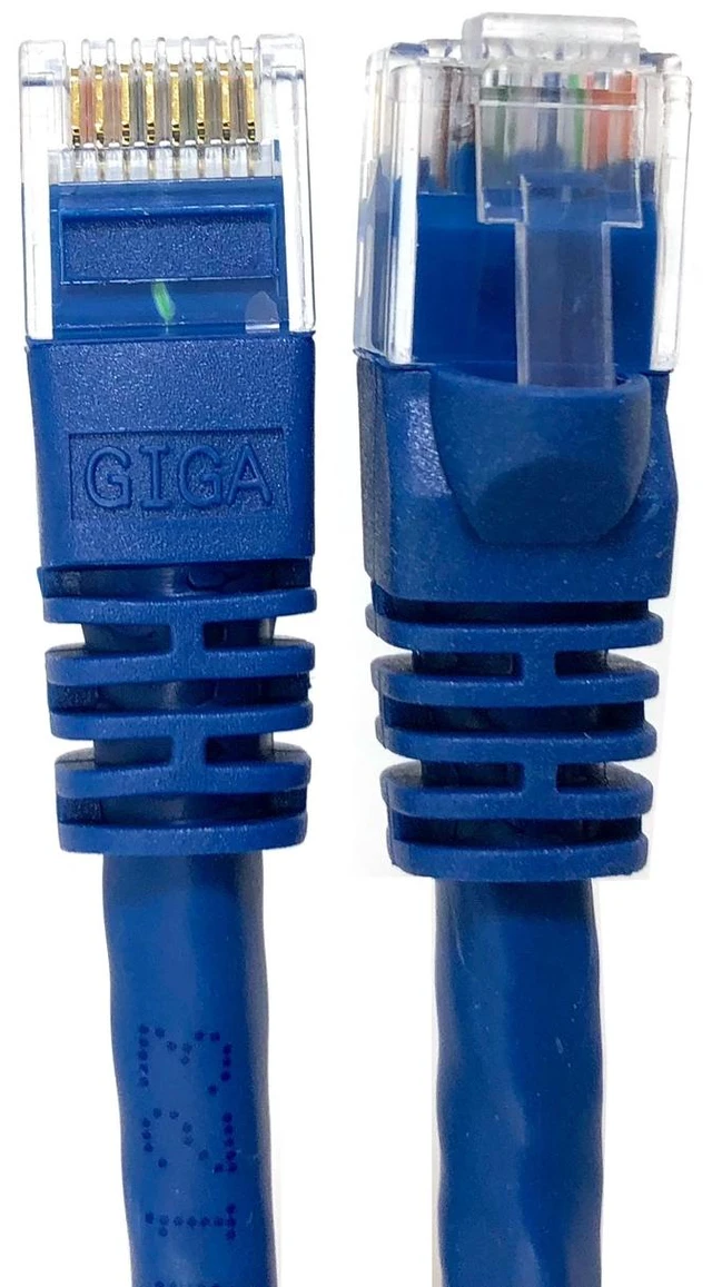 Alt view image 2 of 4 - MICRO CONNECTORS 14-feet Cat 6 Molded Snagless UTP RJ45 Networking Patch Cable - Blue - 20 Pack
