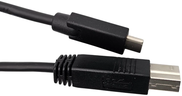 Alt view image 3 of 4 - MICRO CONNECTORS 1 Meter USB 3.0 B-Male to C-Male Cable 5-Pack