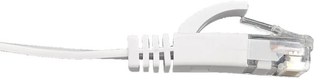 Alt view image 4 of 5 - MICRO CONNECTORS 75 Feet Cat 6 Flat (30AWG) Cable with 20 Cable Clips (White) 2-Pack (E08-075FLW-2P)