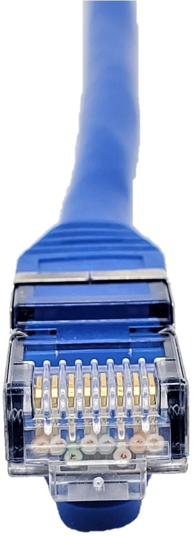 Alt view image 3 of 5 - MICRO CONNECTORS 50 Feet Cat 7 (S/FTP) Double Shielded Ethernet (26AWG) Cable 2-Pack (Blue) (E11-050BL-2P)