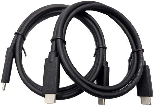 Alt view image 2 of 3 - MICRO CONNECTORS 2 Meter (6.5 ft) USB 3.1 USB-C M/M Cable with Built-in E-Marker 2-Pack (E07-316CMM2M-2P)