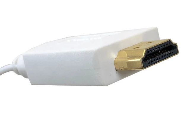 Alt view image 3 of 3 - MICRO CONNECTORS 10 ft. HDMI Crystal HD Series Gold Plated White Version 1.3b & CL2 Rated Cable 2-Pack (M05-192-2P)