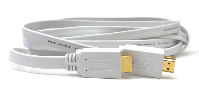Alt view image 2 of 3 - MICRO CONNECTORS 10 ft. HDMI Crystal HD Series Gold Plated White Version 1.3b & CL2 Rated Cable 2-Pack (M05-192-2P)