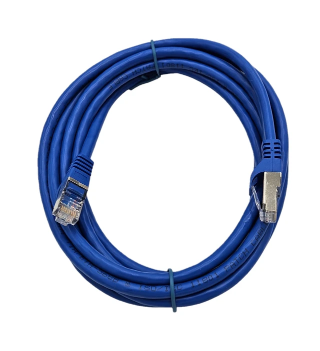 Alt view image 3 of 3 - MICRO CONNECTORS 25 Feet CAT 7 (26AWG) Double Shielded (SFTP) RJ45 Snagless Ethernet Cable Blue 10-Pack (E11-025BL-10)