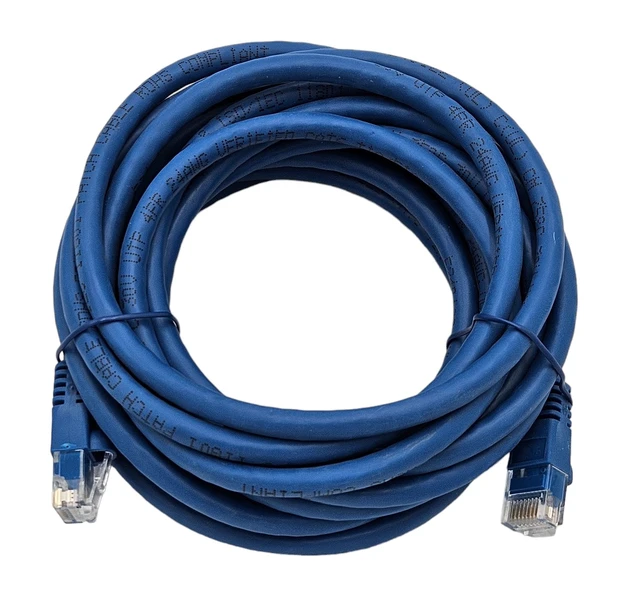 Alt view image 4 of 4 - MICRO CONNECTORS 25 Feet Cat6 Molded Snagless RJ45 UTP Networking Patch Cable, Blue, 30-Pack (E08-025BL-30)