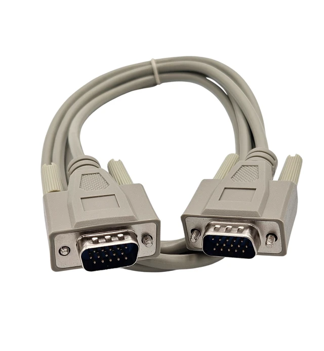 Alt view image 4 of 4 - MICRO CONNECTORS 6 Feet VGA HD15 Male to Male Cable 10-Pack (M05-112-10P)