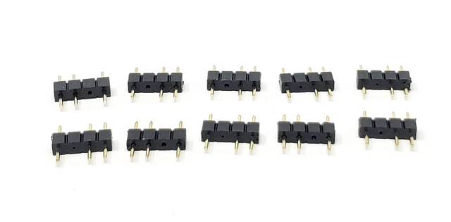 Alt view image 4 of 4 - MICRO CONNECTORS 30cm Addressable RGB 1 to 4 Splitter Cable 2-Pack (F04-04ARGB30-2P)