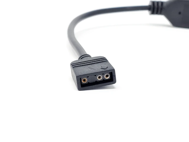 Alt view image 3 of 4 - MICRO CONNECTORS 30cm Addressable RGB 1 to 4 Splitter Cable 2-Pack (F04-04ARGB30-2P)