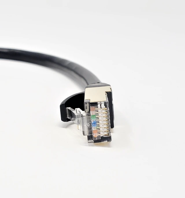 Alt view image 4 of 4 - MICRO CONNECTORS 10 Feet Cat 8 SFTP RJ45 Patch 26AWG Cable (Black) (E12-010B)