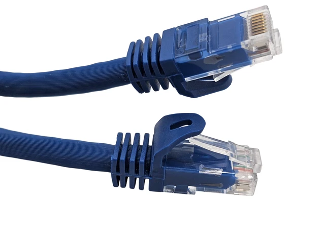 Alt view image 3 of 4 - MICRO CONNECTORS 25 Feet Cat 6A UTP Ethernet Patch (24AWG) Cable (Blue) 2-Pack (E09-025BL-2)
