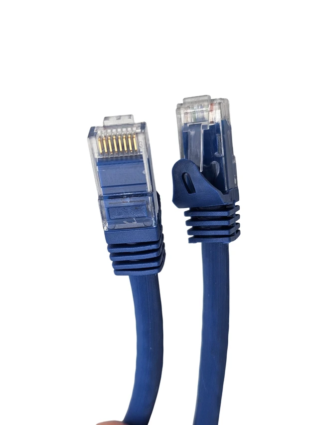 Alt view image 2 of 4 - MICRO CONNECTORS 25 Feet Cat 6A UTP Ethernet Patch (24AWG) Cable (Blue) 10-Pack (E09-025BL-10)