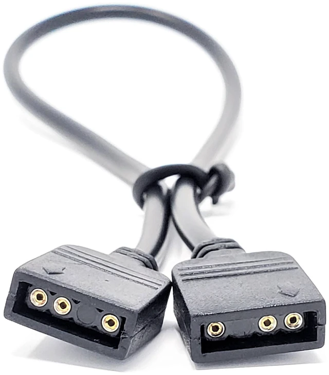 Alt view image 2 of 4 - MICRO CONNECTORS 50cm Addressable RGB Extension Cable with/2 Male Pins (F04-01ARGB-50)
