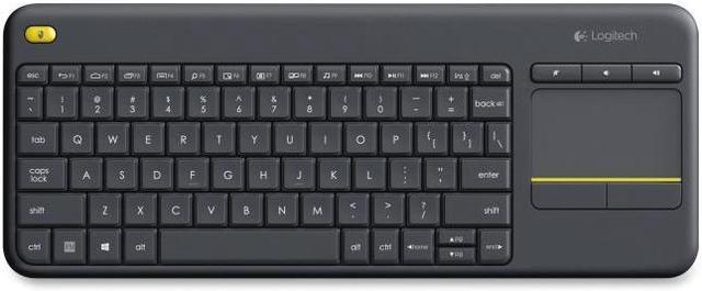 Alt view image 8 of 20 - Logitech K400 Plus Wireless Touch HTPC Keyboard for PC Connected TVs