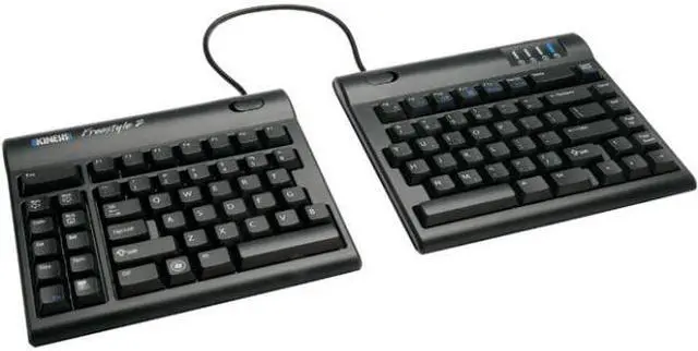 Alt view image 6 of 11 - Kinesis Freestyle2  Keyboard For Pc, Us English, Black, 9