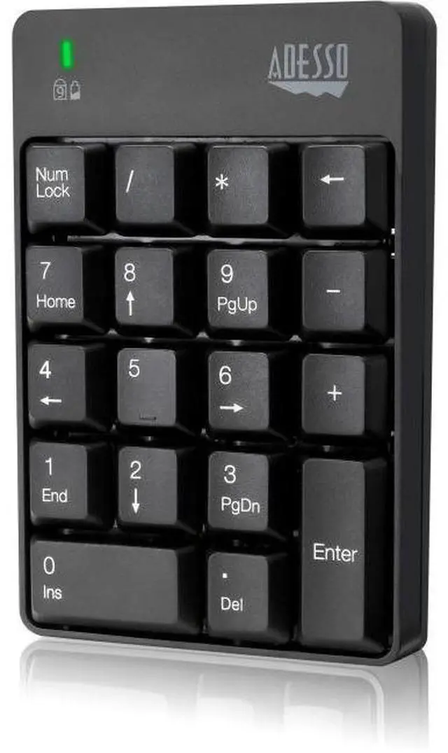 Alt view image 10 of 20 - Adesso WKB-6010UB - Wireless Spill Resistant 18-Key Numeric Keypad