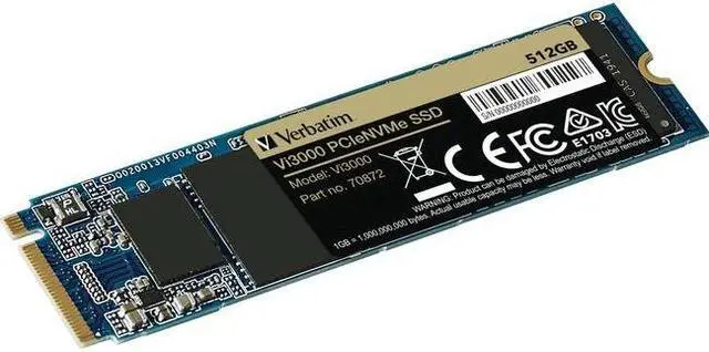 Alt view image 8 of 14 - VERBATIM 512GB VI3000 SSD