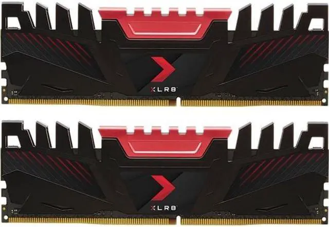 Alt view image 7 of 20 - PNY XLR8 16GB (2 x 8GB) DDR4 3200 (PC4-25600) CL16 288-Pin SDRAM Desktop Memory Model MD16GK2D4320016AXR