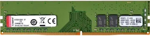 Alt view image 16 of 20 - Kingston ValueRAM - DDR4 - 8 GB - DIMM 288-pin - 2666 MHz / PC4-21300 - CL19 - 1.2 V - unbuffered - non-ECC
