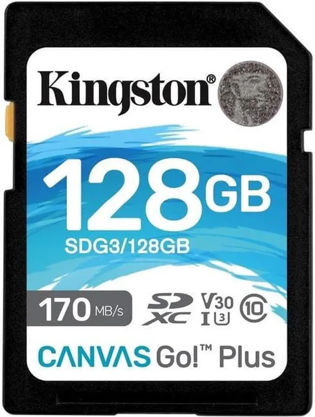 Alt view image 5 of 20 - Kingston Canvas Go! Plus 128 Gb Class 10/Uhs-I (U3) Sdxc
