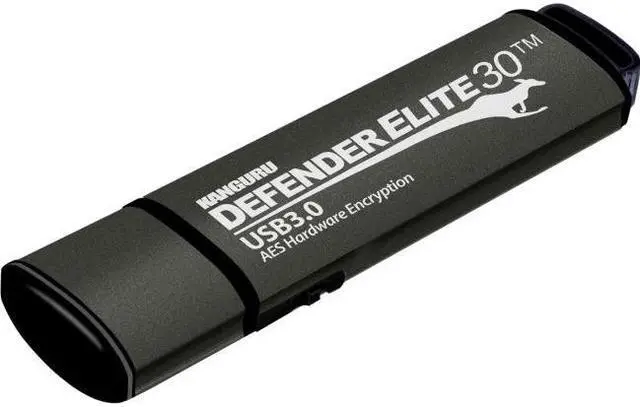Alt view image 2 of 11 - Kanguru Defender Elite Encrypted Flash Drive