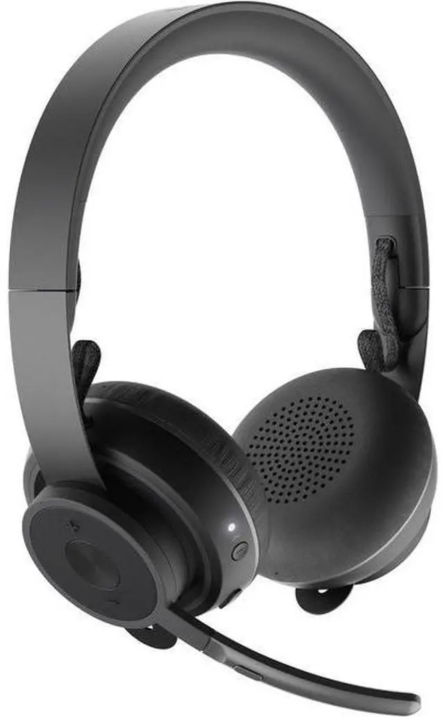 Alt view image 9 of 15 - Monoprice BT-600ANC Bluetooth Over Ear Headphones with Active Noise Cancelling (ANC), Qualcomm aptX HD Audio, AAC, Touch Controls, 40hr Playtime