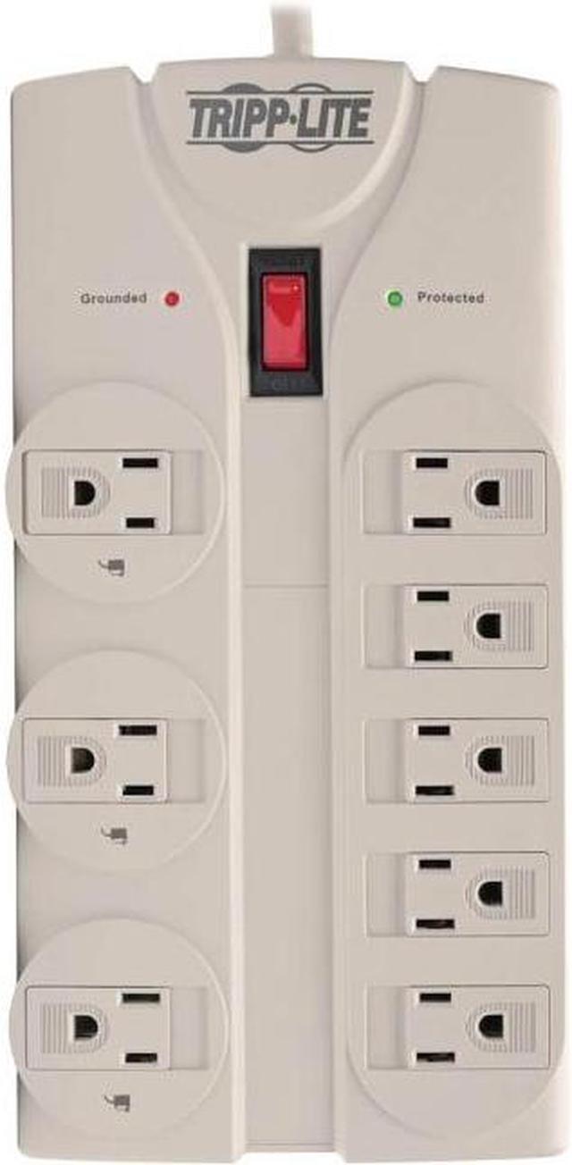 Alt view image 11 of 20 - Tripp Lite TLP808 8 Outlets 1440 Joules 8' Cord Protect It! Surge Suppressor
