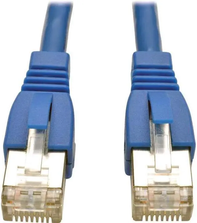 Alt view image 5 of 6 - Tripp Lite N262 014 BL Augmented Cat6 Cat6a Shielded 10G Patch Cable RJ45 M/M Blue 14ft   1.25 GBps   Patch Cable   14 ft   1 x RJ 45 Male Network   1 x RJ 45 Male Network