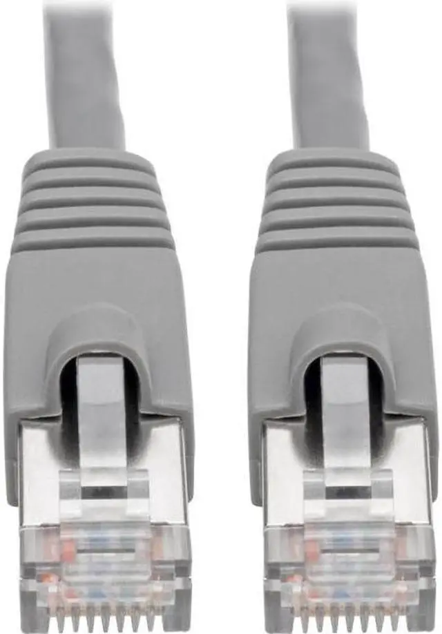Alt view image 18 of 20 - Tripp Lite N262-010-GY Cat6A 10G-Certified Snagless Shielded Stp Network Patch Cable (Rj45 M/M) , Poe, Gray, 10 Ft. - Patch Cable (Dte) - Rj-45 (M) To Rj-45 (M) - 10 Ft - Stp - Cat 6A - Ieee 802.3Af