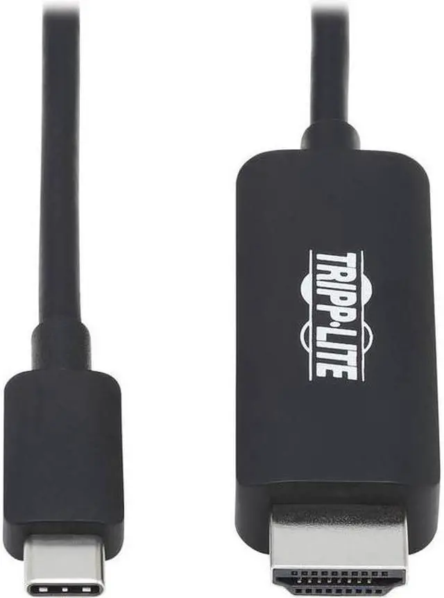 Alt view image 7 of 16 - Tripp Lite U444-006-HBE USB-C to HDMI Adapter Cable M/M Black 6 ft. U444006HBE