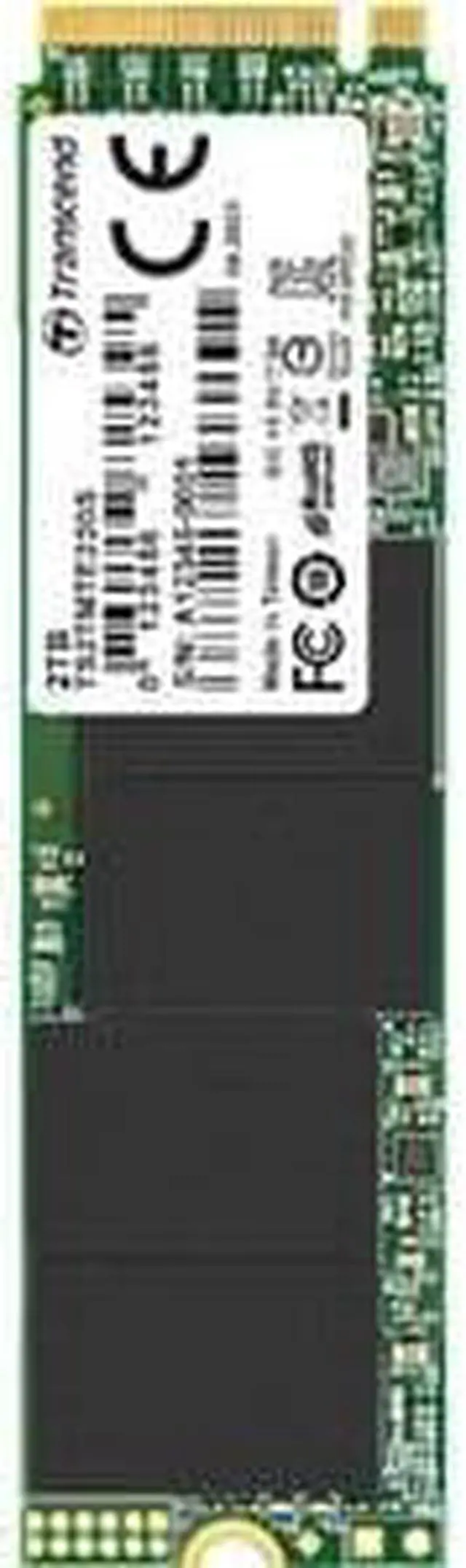 Alt view image 4 of 14 - 2TB Transcend NVMe PCIe Gen3x4 M.2 2280 3D TLC SSD 220S