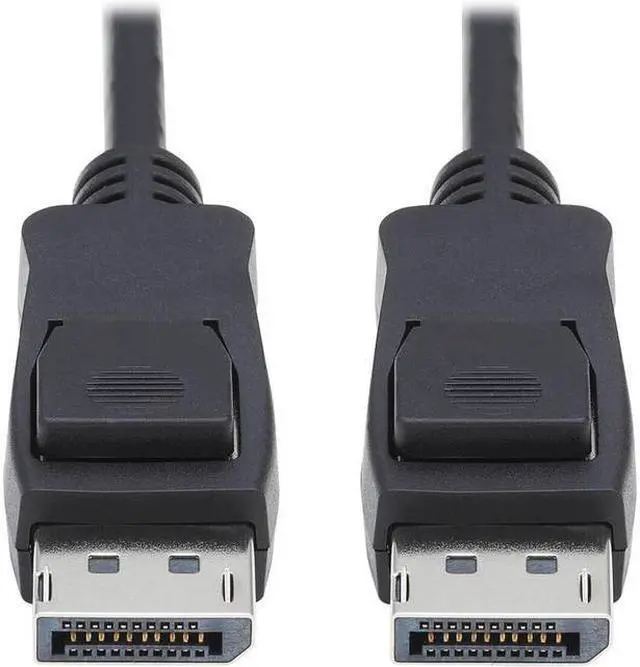 Alt view image 7 of 17 - Tripp Lite 15ft DisplayPort 1.4 Cable w/ Latching Connectors M/M Black P580015V4