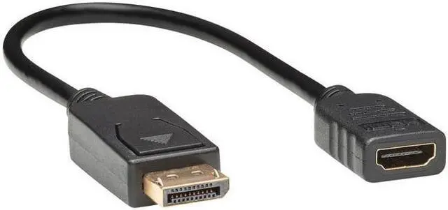 Alt view image 14 of 20 - Tripp Lite 1ft P136-001 DisplayPort To HDMI Video Adapter Converter Black