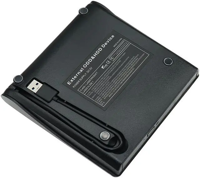 Alt view image 7 of 7 - External Optical CD Drive, USB 3.0 Portable CD/DVD +/-RW Slim DVD/CD ROM Rewriter Burner Reader Player For Laptop Desktop PC dvd burner dvd portatil Windows Linux OS Apple Mac