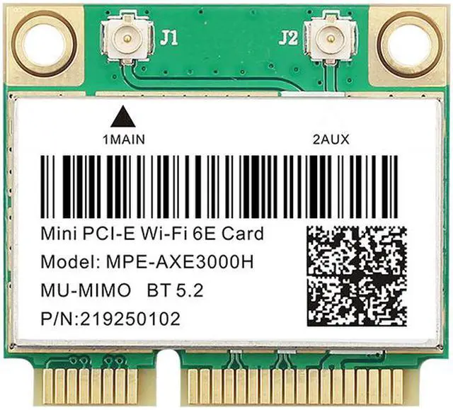Alt view image 3 of 12 - WiFi 6E AX210HMW 2.4G/5G/6G Mini PCI-E Wifi Card For Intel AX210 2974Mbps Bluetooth 5.2 802.11ax MU-MIMO Than AX200 Wireless Adapter For Laptop Windows 10