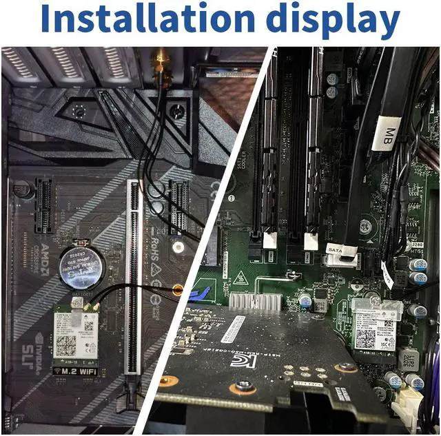 Alt view image 6 of 8 - New Wi-Fi 7 Intel BE200 Bluetooth 5.4 Wifi Card BE200NGW 2.4/ 5/ 6 GHz 5.8 Gbps For Windows 11 PC Laptop