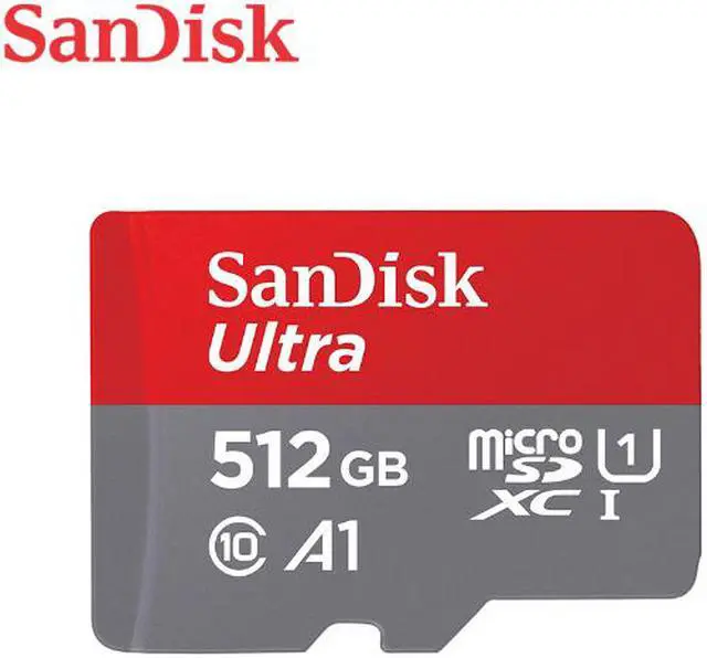 Alt view image 3 of 15 - SanDisk SDSQUA4-512G-GN6MN MAS 512GB 8pin microSDXC r120MB/s C10 U1 A1 UHS-I SanDisk Ultra microSDXC Memory Card w/out Adapter