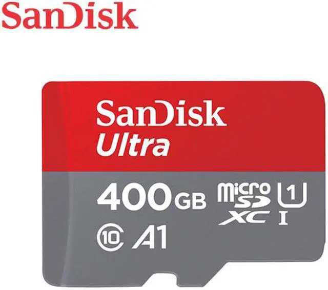 Alt view image 4 of 5 - SanDisk 400GB Ultra microSDXC A1 UHS-I/U1 Class 10 Memory Card with Adapter, Speed Up to 120MB/s (SDSQUA4-400G-GN6MA)