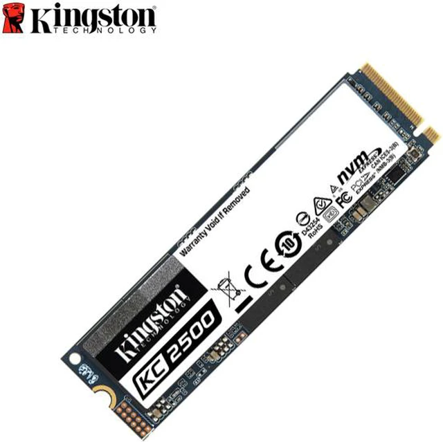 Alt view image 4 of 5 - Kingston KC2500 M.2 2280 500GB NVMe PCIe Gen 3.0 x4 96-layer 3D TLC Internal Solid State Drive (SSD) SKC2500M8/500G