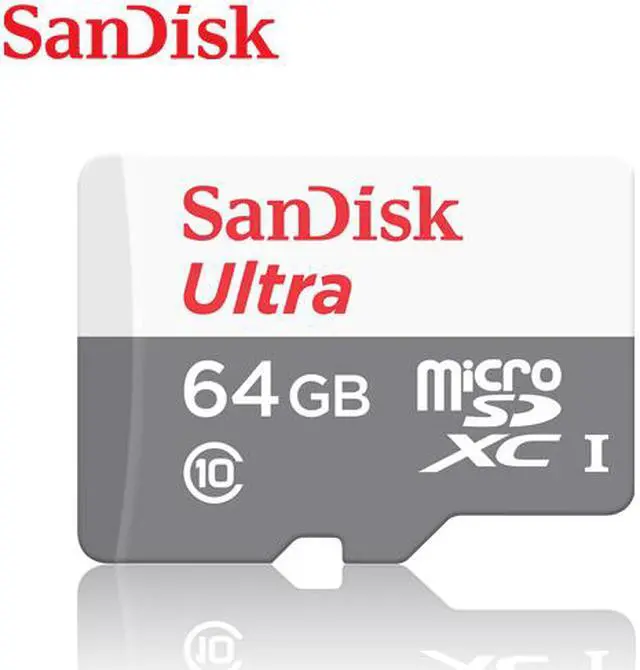 Alt view image 2 of 7 - SanDisk SDSQUNR-064G-GN3MN CYT 64GB 8pin microSDXC r100MB/s C10 UHS-I SanDisk Ultra microSDXC Memory Card w/out Adapter