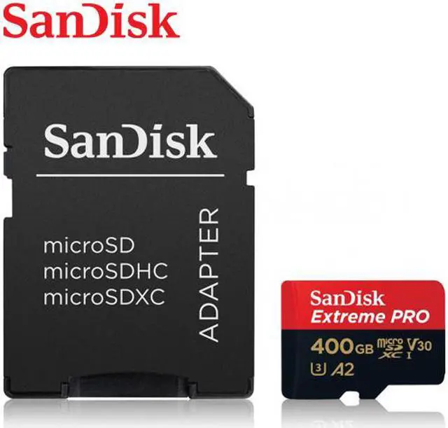 Alt view image 3 of 14 - Sandisk EXTREME PRO UHS-I 400 GB memory card MicroSDXC Class 10