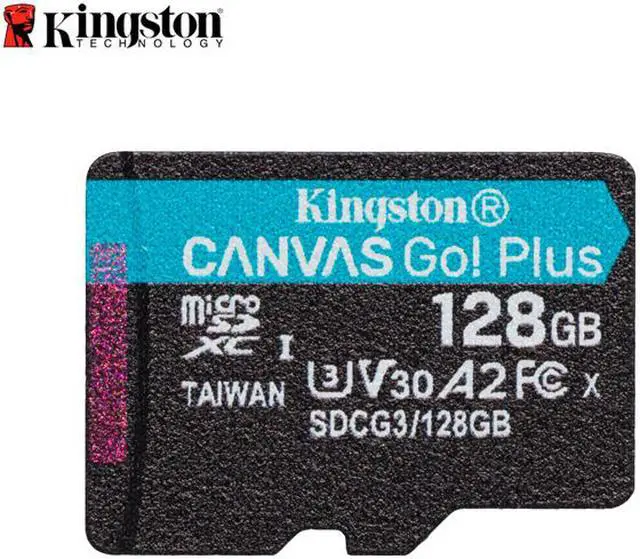 Alt view image 2 of 18 - Kingston Canvas Go! Plus 128 Gb Class 10/Uhs-I (U3) Microsdxc